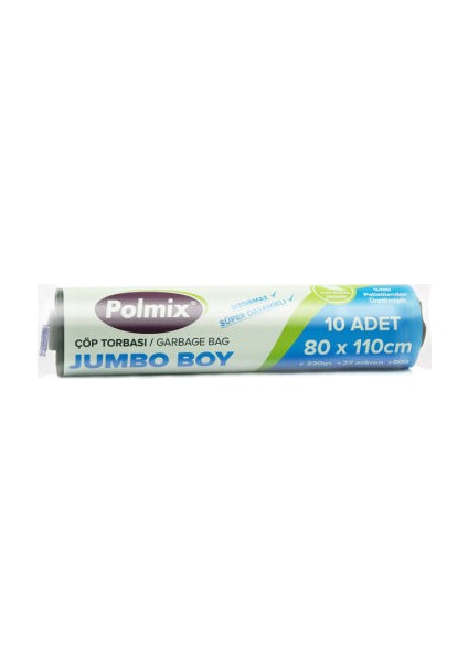 Çöp Poşeti Jumbo Boy 220 GR 20 Rulo