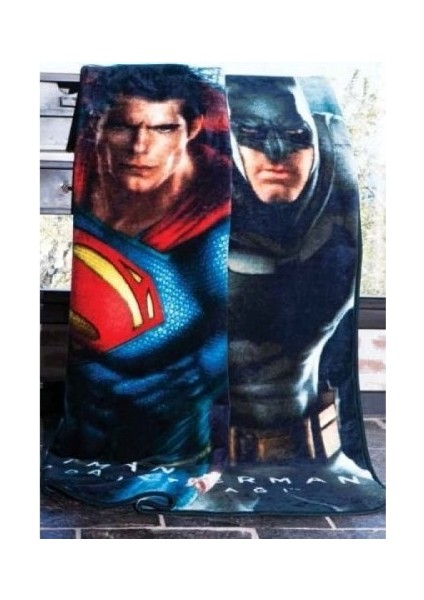 Lisanslı Battaniye Tek Kişilik Batman&Süpe