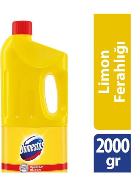 Çamaşır Suyu Limon Ferahlığı 2 lt 9'Lu Set