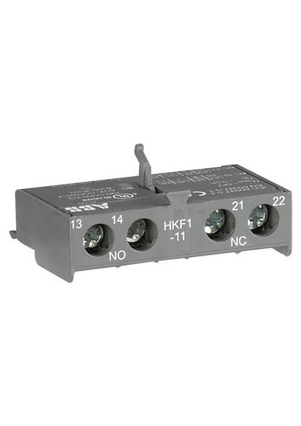 Mkş Yardımcı Kontak Bloğu Hkf1 11 1no 1nc Üste Takılır