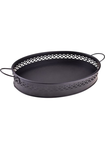 Sirenia Kulplu Oval Tepsi T1340