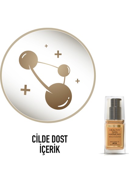 Healthy Skin Harmony Miracle Foundation 77 Soft Honey
