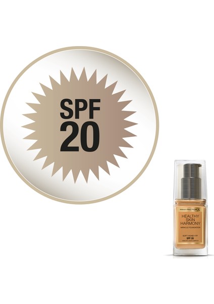 Healthy Skin Harmony Miracle Foundation 77 Soft Honey