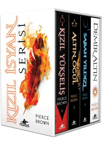 Kızıl İsyan Serisi Kutulu Özel Set (4 Kitap) - Pierce Brown