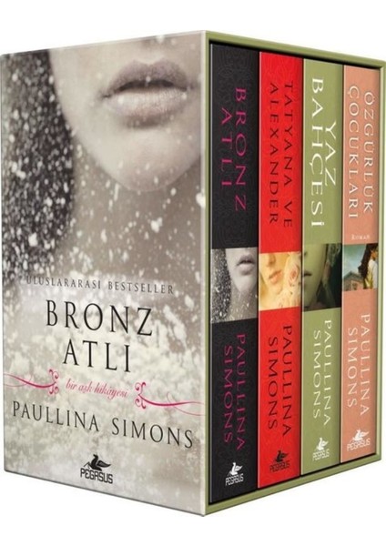 Bronz Atlı Serisi Kutulu Özel Set (4 Kitap) - Paullina Simons