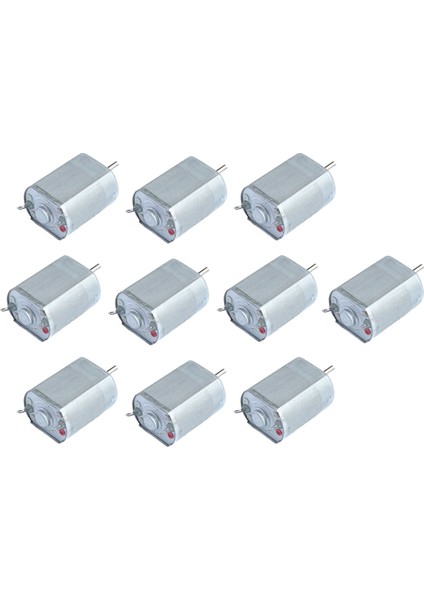 Tamamen Metal Gövde 3V 12V DC 130 Motor 6mm Mil 10 Adet