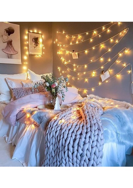 Orijinaldukkan Dekoratif Led Işık Dizeleri 10 Metre