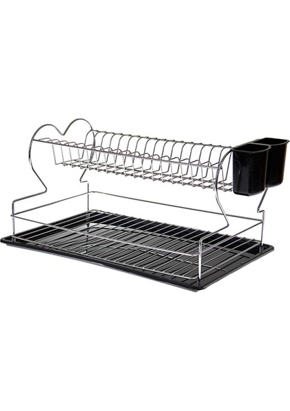 Metal Mutfak Set Üstü Kalpli Tabaklık