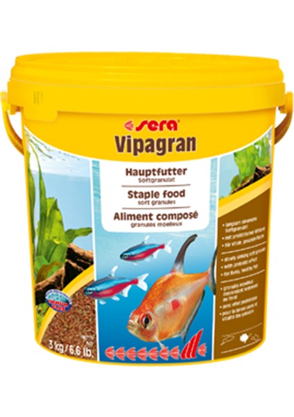 Vipagran Balık Granül Yem 10 L / 3000 Gr