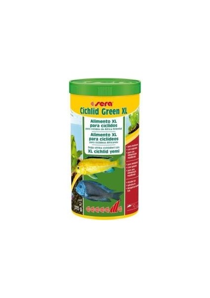 Cichlid Green Otçul Balık Yemi 1000 Ml
