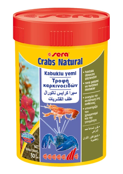 Crabs Natural Kabuklu Yemi 100 Ml