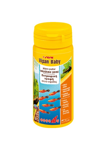 Vipan Baby Yavru Balık Büyütme Yemi 50 Ml / 30Gr