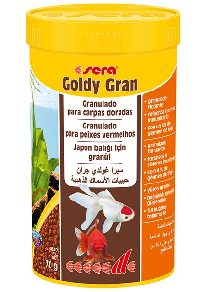 Goldy Gran Japon Balığı Yemi 250 Ml