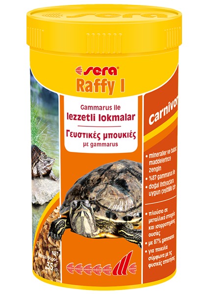Raffy I Gammarus Kaplumbağa Yemi 250 Ml / 35 Gr