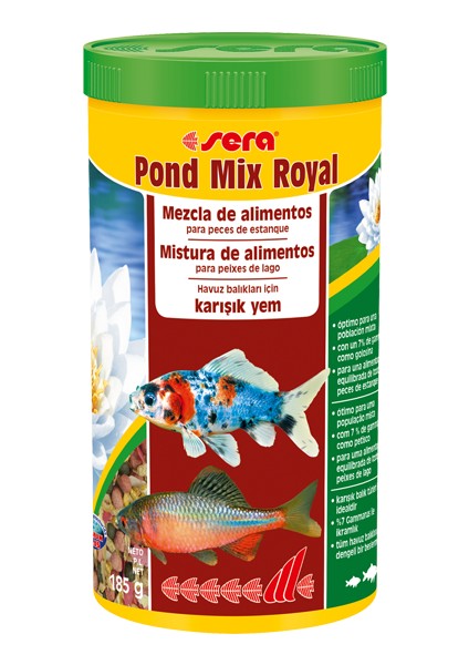 Pond Mix Royal Japon Balığı Karışık Yem 1L / 185 Gr