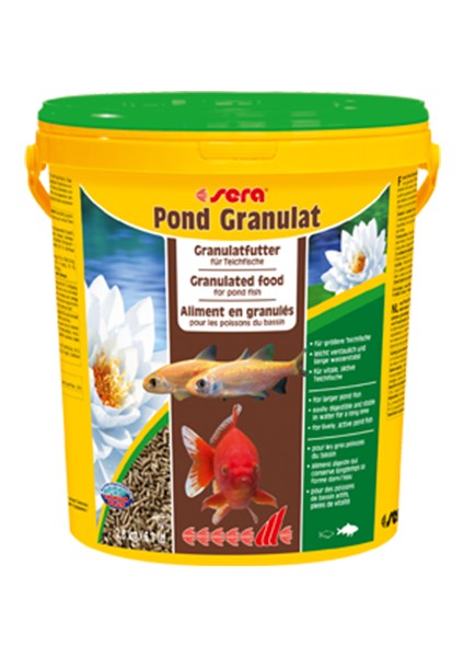 Pond Granulat 10 Litre Havuz Ve Japon Balıkları Çubuk Yem 1500 Gr