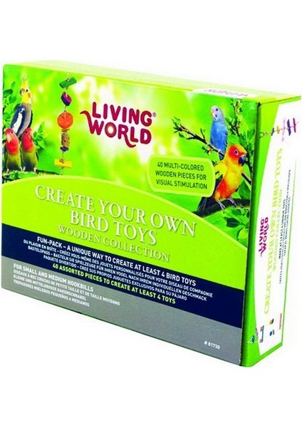 Living World Karışık Kuş Oyuncağı Kutusu