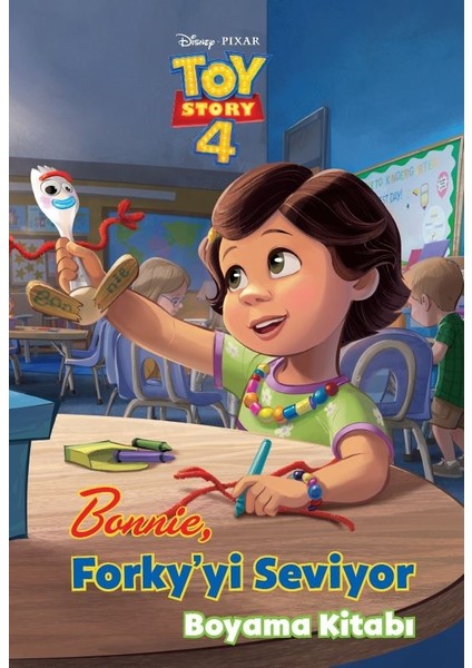 Disney Toy Story Bonnie Forkiyyi Seviyor Boyama Kitabı