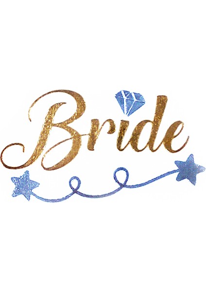 Bride-Gelin Yazılı Geçici Dövme modelleri
