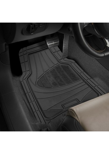 Renault Kangoo 2008 2014 Arası Uyumlu Siyah Paspas Seti