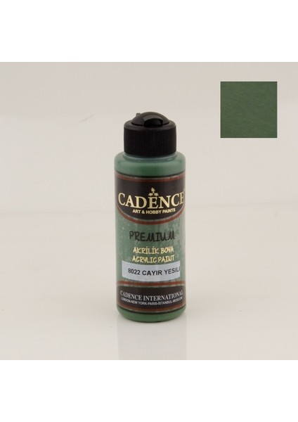 Premium Akrilik Boya 120 Ml Çayır Yeşili