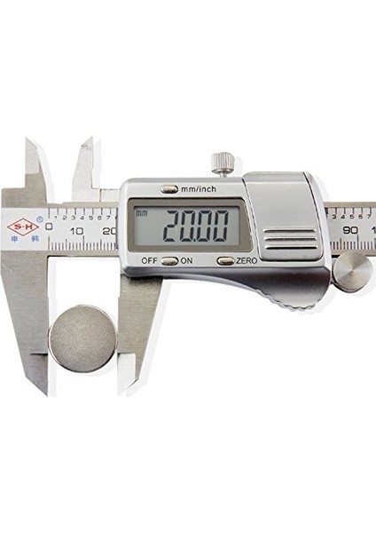 Güçlü Neodyum Mıknatıs Yuvarlak 20x3 mm (5 Adet)