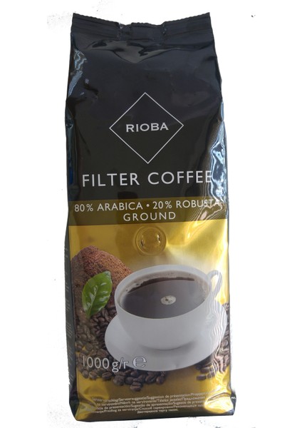 Filtre Kahve %80 Arabica %20 Robusta Öğütülmüş Kahve 1000 gr