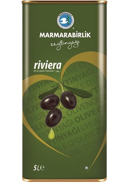 Marmarabi̇rli̇k Ri̇vi̇era Zeyti̇nyaği 5 lt Teneke