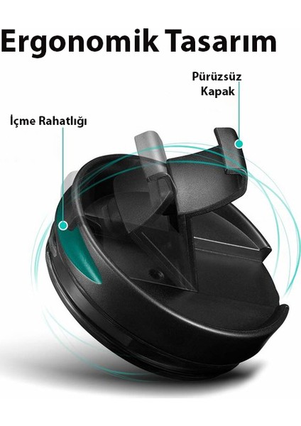 B201 Sızdırmaz Vakumlu Çift Katmanlı Travel Mug Paslanmaz Çelik Termos 887 ml Hot 6h / Cold 24h - 000EH2264 fırsatları