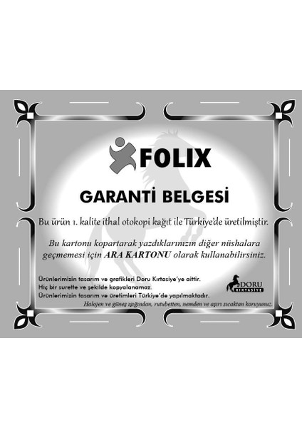 Sipariş Fişi 10x14 cm 1-50 Otokopili 12 ADET Boy En 13,5cm X9cm