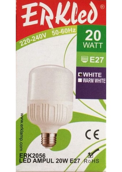 20W Torch LED Ampul 6500K