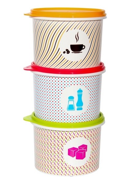 Silindir Kaplar 3lü Set