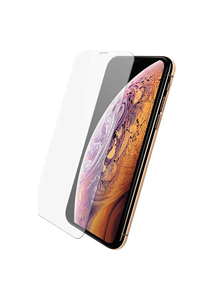 Knight Serisi Apple iPhone Xs Max Kırılmaz Cam Ekran Koruyucu Arka Koruma