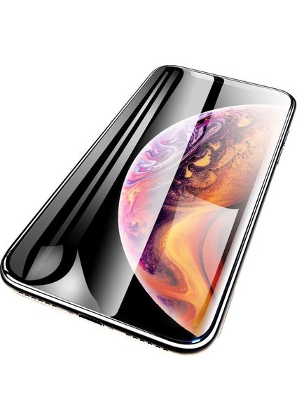 Knight Serisi Apple iPhone Xs Max Kırılmaz Cam Ekran Koruyucu Arka Koruma