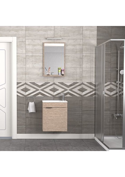Fix Arya 50 cm Banyo Dolabı Renk Aybe Bej