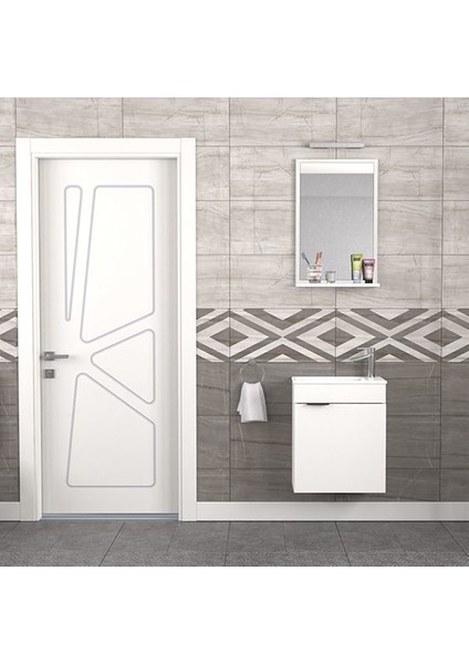 Fix Arya 50 cm Banyo Dolabı Renk Mat Beyaz
