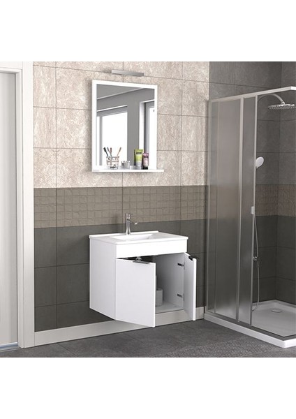 Fix Arya 65 cm Banyo Dolabı Renk Mat Beyaz