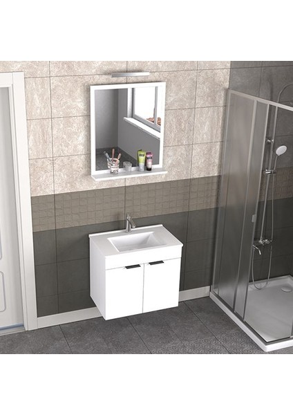 Fix Arya 65 cm Banyo Dolabı Renk Mat Beyaz