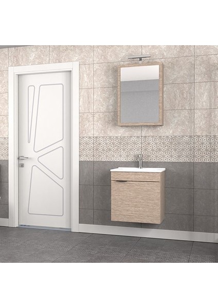 Fix Loft 55 cm Banyo Dolabı Renk Aybe Bej
