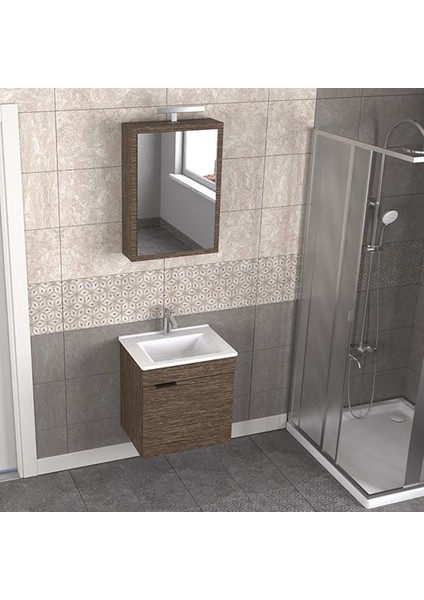 Fix Loft 55 cm Banyo Dolabı Renk Aybe Kahve fırsatları