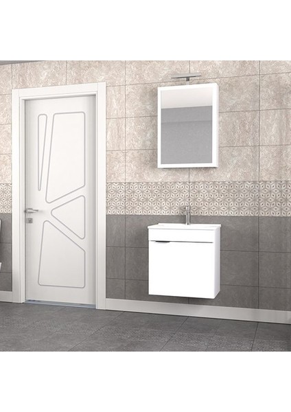 Fix Loft 55 cm Banyo Dolabı Renk Mat Beyaz