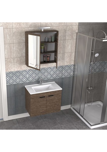 Fix Loft 75 cm Banyo Dolabı Renk Aybe Kahve fırsatları