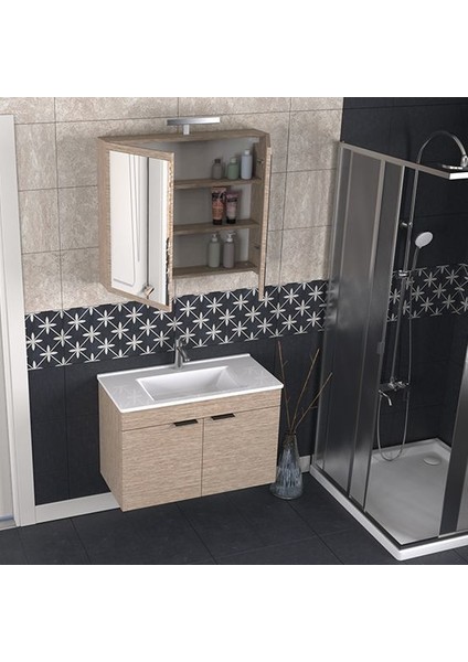 Fix Loft 85 cm Banyo Dolabı Renk Aybe Bej