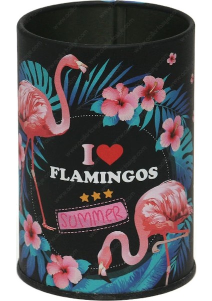 Flamingo Metal Masaüstü Kalemlik