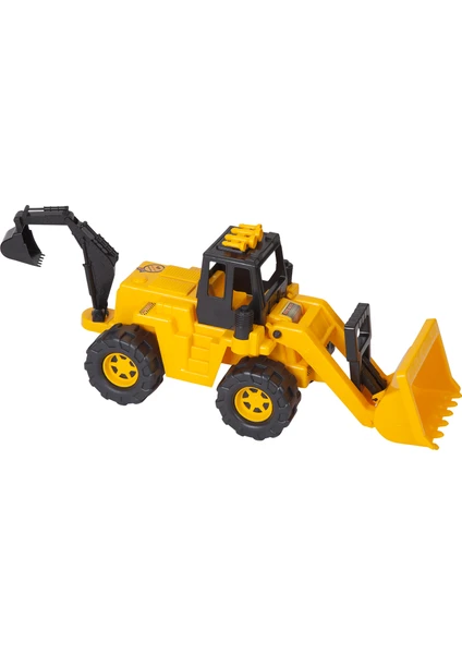 Güçlü Toys Kazıcılı Süper Dozer Çocuk Oyuncağı Oyuncak Kamyon 65CM