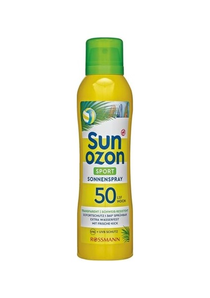 Güneş Spreyi Spf 50 Sporculara Özel 200 ml