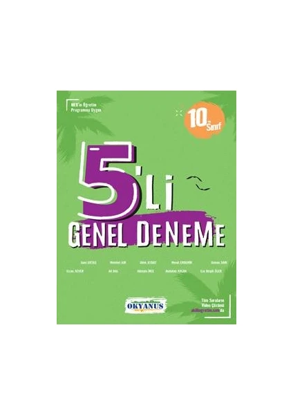 Okyanus Yayınları 10. Sınıf 5'li Deneme