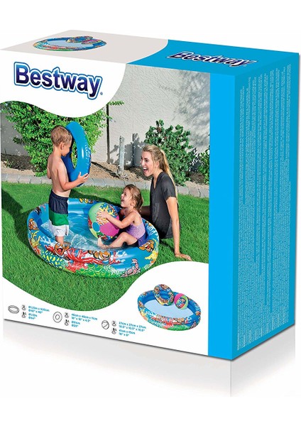 51124 Çocuk Havuzu + Top + Simit Set