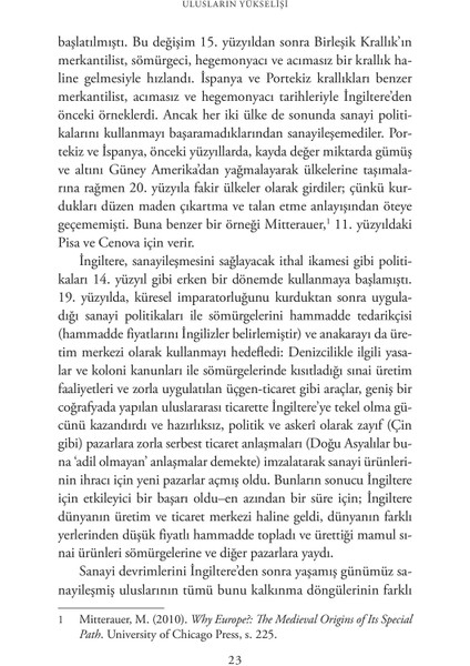 Ulusların Yükselişi İmalat, Ticaret, Sanayi Politikası Ve Ekonomik Kalkınma - Murat Yülek