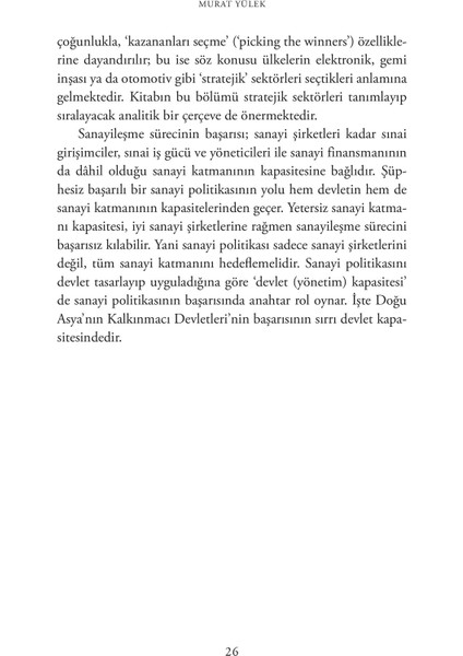 Ulusların Yükselişi İmalat, Ticaret, Sanayi Politikası Ve Ekonomik Kalkınma - Murat Yülek